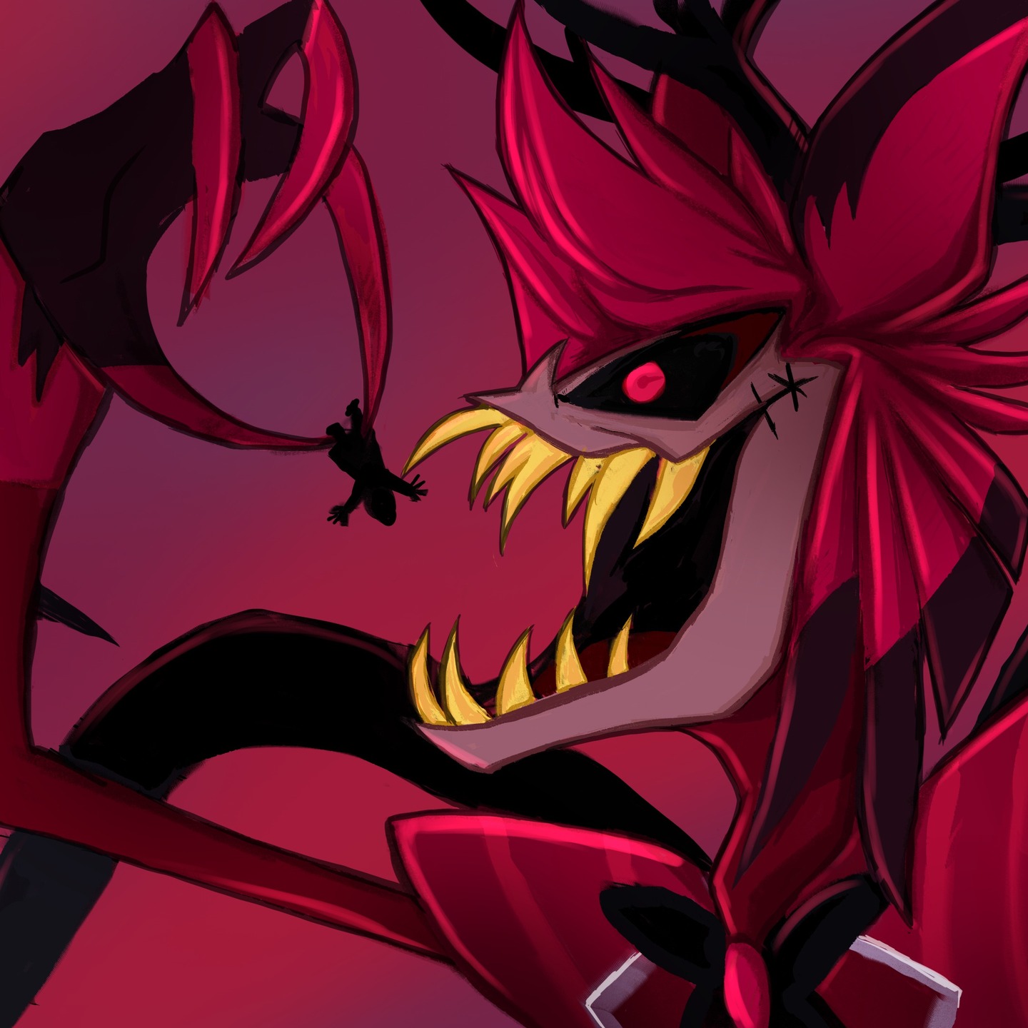 Alastor's demon form is one of my favourite things lol.

#alastor #hazbinhotel