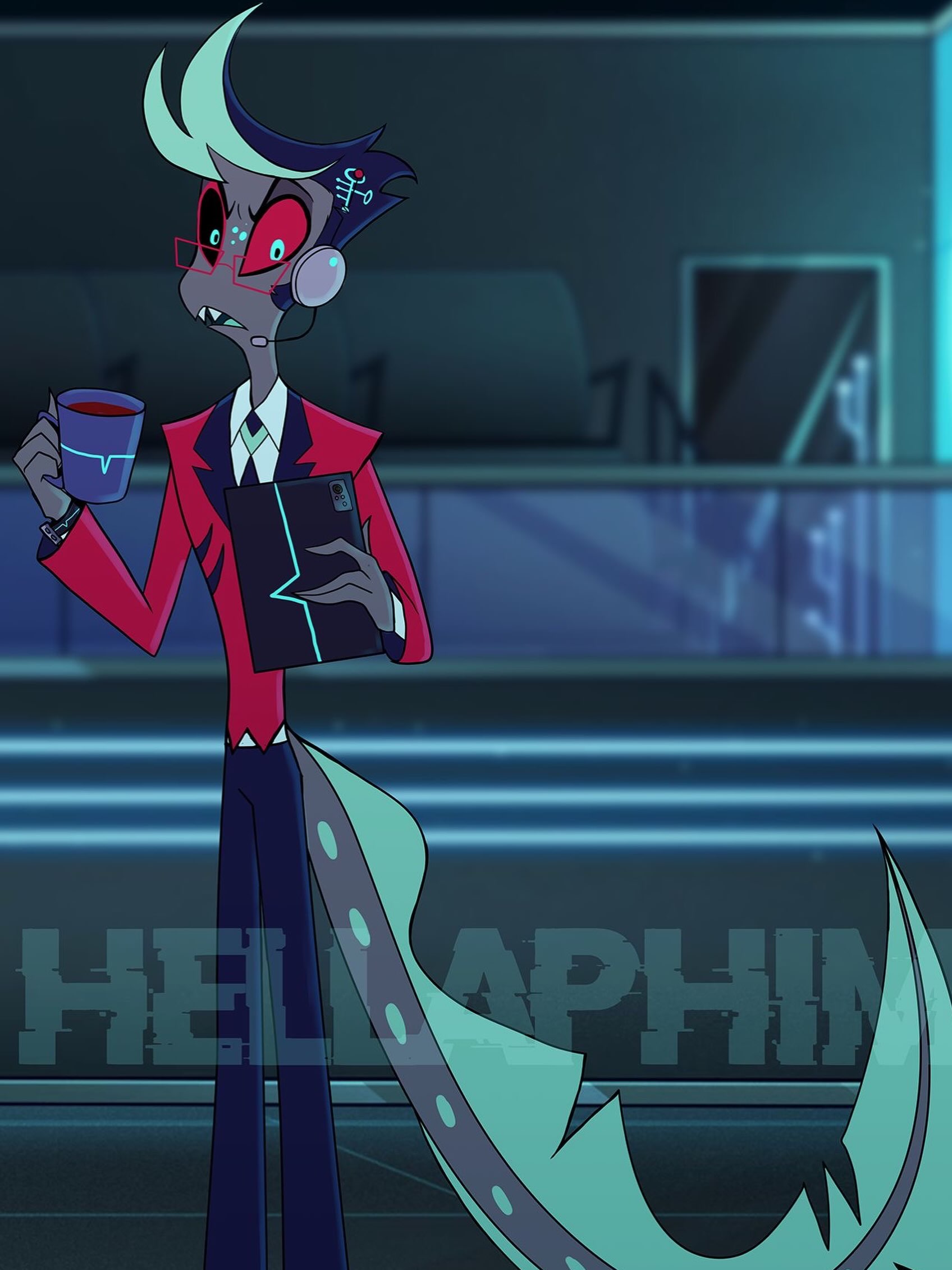 Wanted to draw Ethan in the show style! #hazbinhotel #hazbinethan