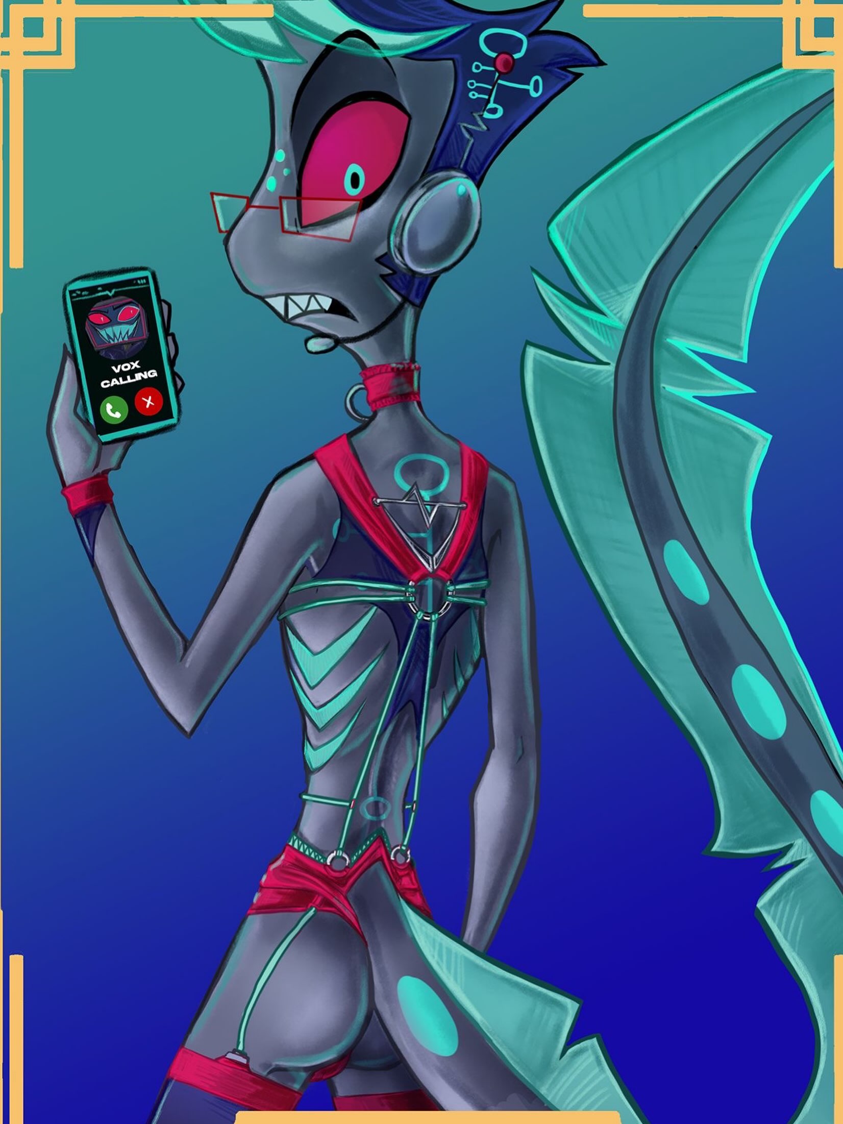One of my cards for the official @infernofest.intl card release, this guy is an ultra rare. Ethan never stops working ;) #hazbinhotel